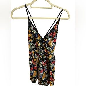 Colorful Romper with Pockets Size Small